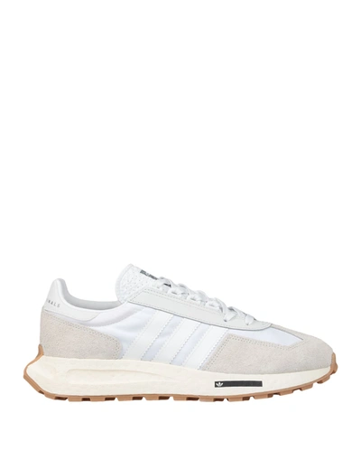 Shop Adidas Originals Retropy E5 Man Sneakers White Size 14 Textile Fibers, Soft Leather