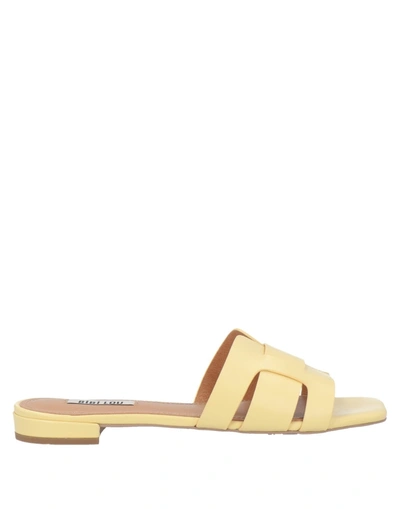 Shop Bibi Lou Woman Sandals Light Yellow Size 9 Soft Leather