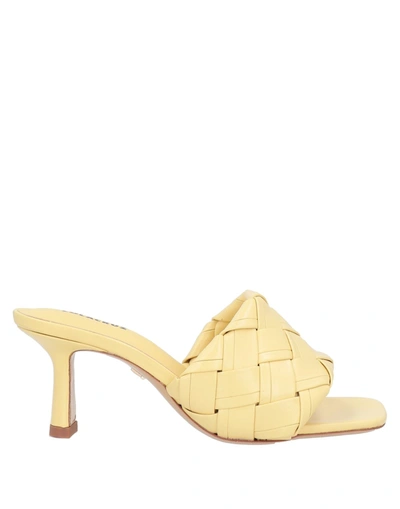 Shop Lola Cruz Woman Sandals Yellow Size 7 Soft Leather