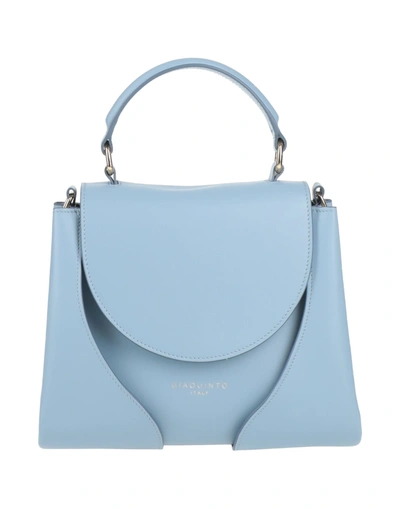 Shop Giaquinto Handbags In Sky Blue