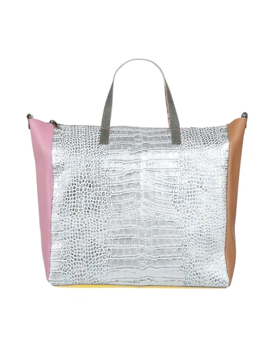 Shop Ebarrito Handbags In Silver