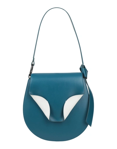 Shop Giaquinto Handbags In Deep Jade