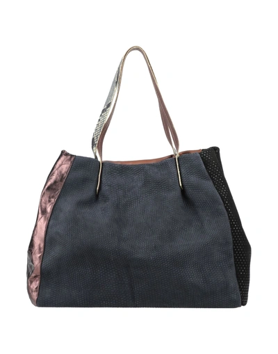Shop Ebarrito Handbags In Dark Blue