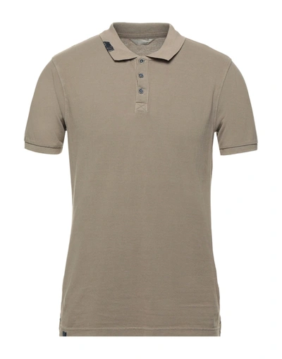 Shop Sseinse Polo Shirts In Beige