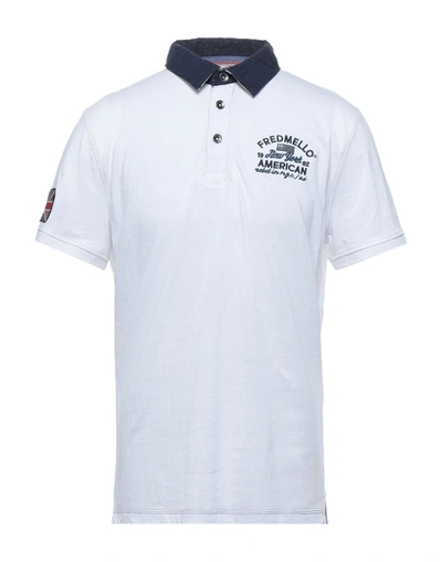 Shop Fred Mello Polo Shirts In White