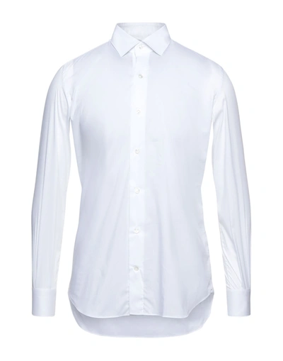 Shop Mazzarelli Shirts In White