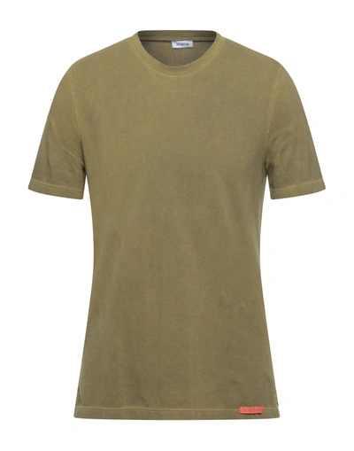 Shop Distretto 12 T-shirts In Military Green