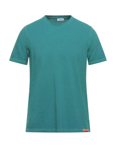 Shop Distretto 12 T-shirts In Turquoise