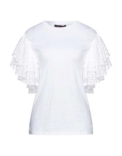 Shop Giulia N T-shirts In White