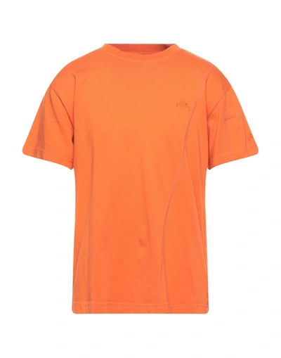 Shop A-cold-wall* Man T-shirt Orange Size Xl Cotton