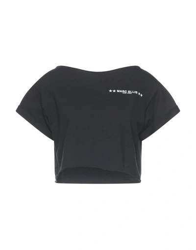 Shop Marc Ellis Woman Sweatshirt Black Size 10 Cotton, Elastane