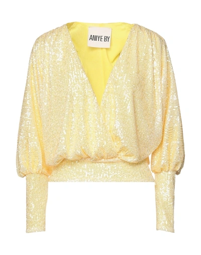 Shop Aniye By Woman Top Yellow Size 4 Polyester, Elastane