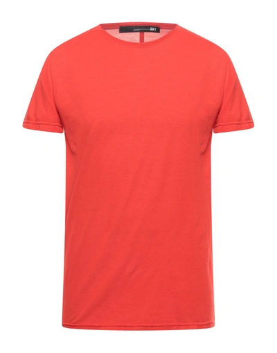 Shop Diktat Man T-shirt Red Size Xl Cotton