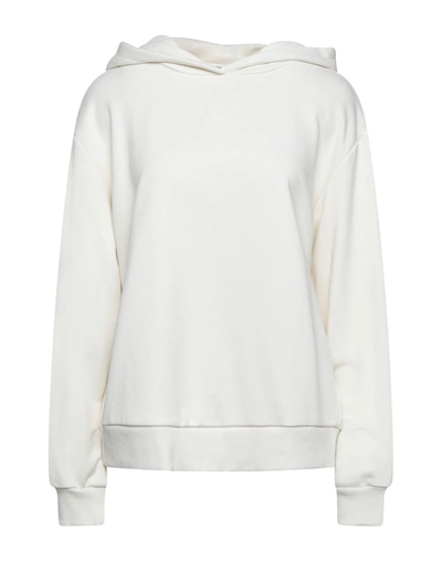 Shop Na-kd Woman Sweatshirt Ivory Size Xxs Cotton, Polyester In White