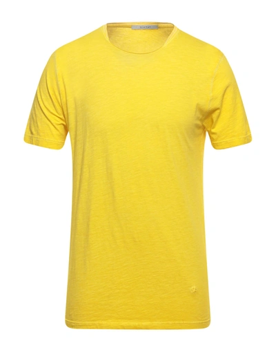 Shop Diktat Man T-shirt Yellow Size Xl Cotton