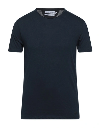 Shop Markup Man T-shirt Midnight Blue Size S Cotton