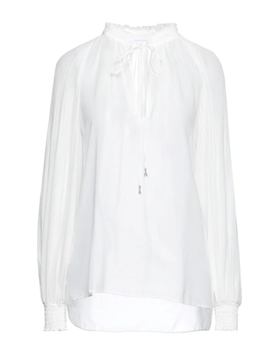 Shop Patrizia Pepe Woman Top White Size 8 Polyester