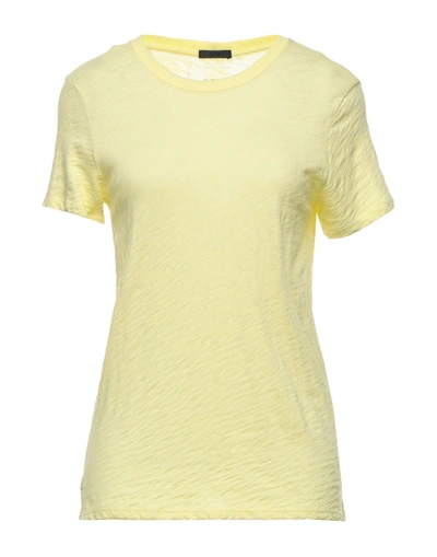 Shop Atm Anthony Thomas Melillo Woman T-shirt Yellow Size Xs Cotton