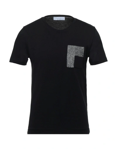 Shop Diktat Man T-shirt Black Size S Cotton