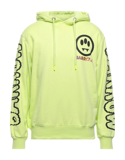 Shop Barrow Man Sweatshirt Acid Green Size M Cotton