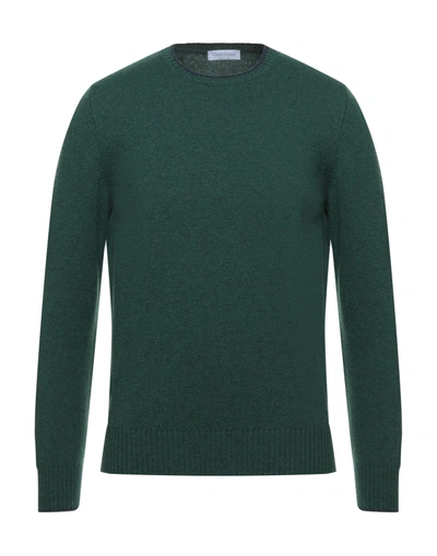 Shop Gran Sasso Man Sweater Dark Green Size 38 Virgin Wool