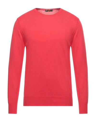 Shop Hōsio Man Sweater Red Size L Cotton