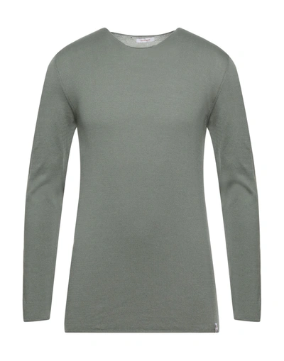 Shop Officina 36 Sweaters In Military Green
