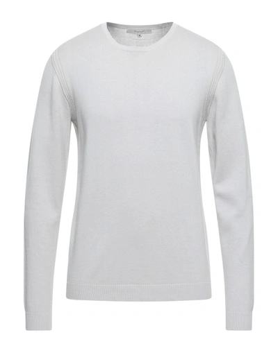 Shop Diktat Man Sweater Light Grey Size Xxl Cotton