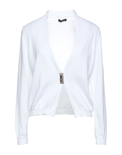 Shop Peserico Cardigans In White