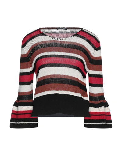 Shop Tessa . Woman Sweater Brown Size S Cotton