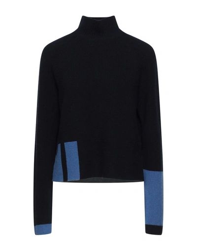 Shop Duffy Turtlenecks In Dark Blue