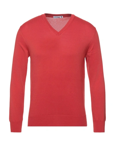 Shop Andrea Fenzi Sweaters In Orange