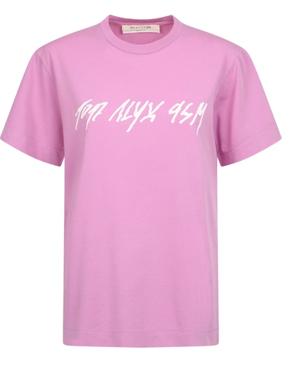 Shop Alyx 1017  9sm Cotton T-shirt In Pink
