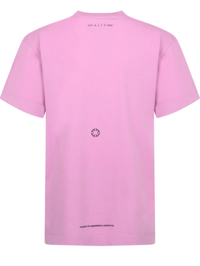 Shop Alyx 1017  9sm Cotton T-shirt In Pink