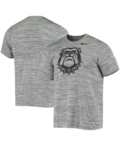 Shop Nike Men's Gray Georgia Bulldogs Tonal Velocity Legend Performance T-shirt