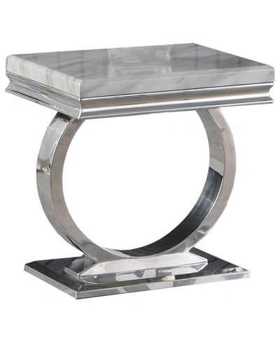 Shop Best Master Furniture Lexington Square End Table In White