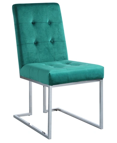 Shop Best Master Furniture Modern Fabric Dining Chair, Set Of 2 In Green
