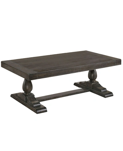 Shop Best Master Furniture Amy Dove Coffee Table In Gray
