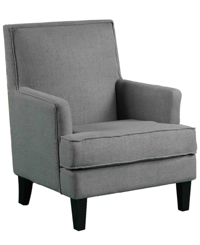 Shop Best Master Furniture Saladin Arm Chair In Dark Gray