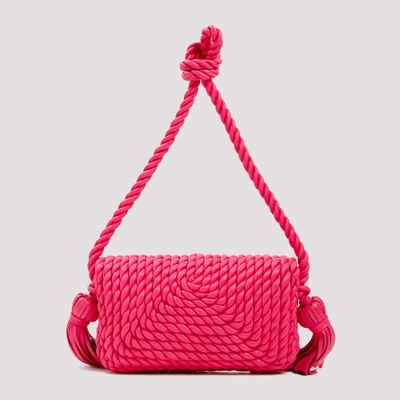 Shop Bottega Veneta Classic Bag In Pink &amp; Purple