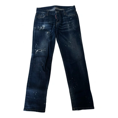 Pre-owned Dsquared2 Jeans In Blue