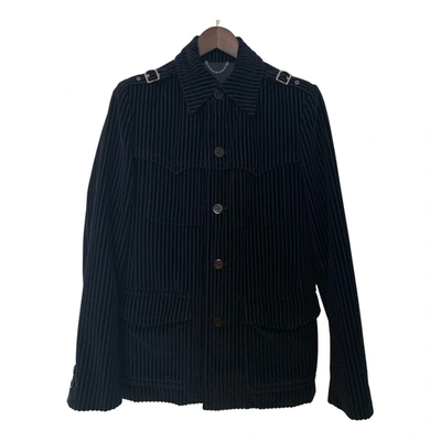 Velvet suit jacket Louis Vuitton Navy size 38 FR in Velvet - 35833061