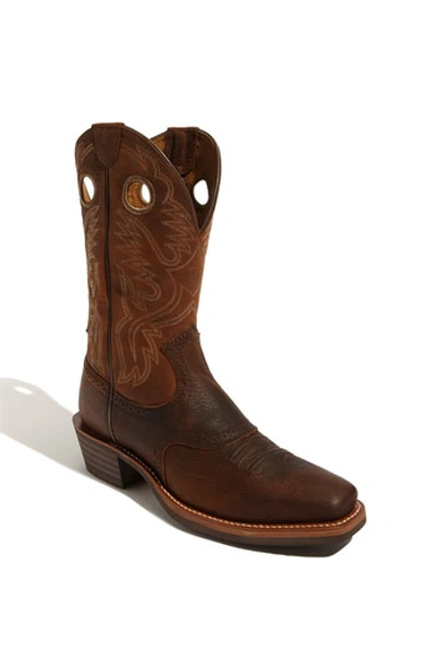 Ariat 'heritage Roughstock' Boot (online Only) (men) In Oiled Brown