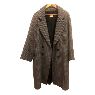 Pre-owned Pablo Wool Coat In Black