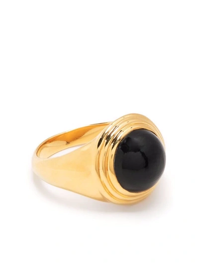 Shop Missoma Sphere Ridge Ring In Gold