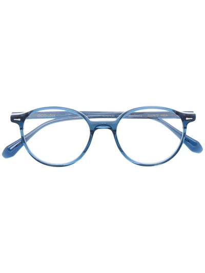 Shop Gigi Studios Round-frame Glasses In Blau