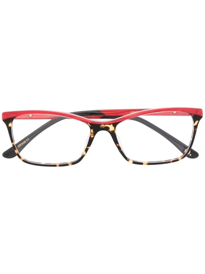 Shop Etnia Barcelona Contrast Cat-eye Glasses In Rot