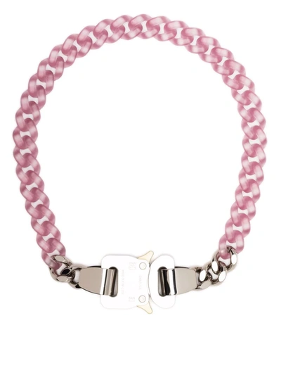 Shop Alyx Chain-link Buckle-fastening Necklace In Violett