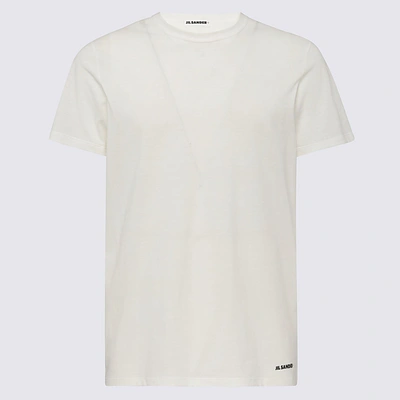 Shop Jil Sander White Cotton T-shirt