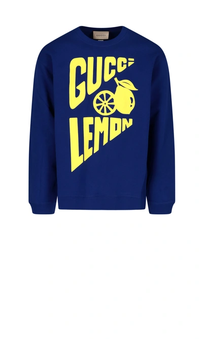 Shop Gucci 'lemon' Jersey Sweater